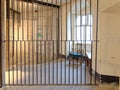 Old prison cell in oxford castle prison, oxford, england Royalty Free Stock Photo