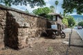 The old Prison exterior and vintage car, Lahaina, Maui, Hawaii