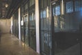 Old prison jail cells at Former Fanling Magistracy Jan 20 2024 Royalty Free Stock Photo