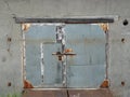 Old private garage Royalty Free Stock Photo