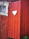 Old door at a farm Royalty Free Stock Photo