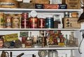 Old products in museum in Chloride New Mexico