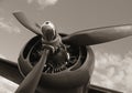 Old propeller Royalty Free Stock Photo