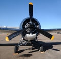 Old propeller airplane Royalty Free Stock Photo