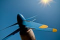 Old propeller plane Royalty Free Stock Photo