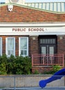 Old public school building Royalty Free Stock Photo