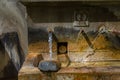 Old Public Water Fountain in Tris Elies village in Troodos, Cypr