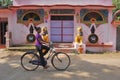 Old puri street and cycle