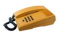 The old push-button telephone Royalty Free Stock Photo