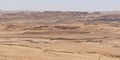 The Old Quarries Area of the Makhtesh Ramon Crater in Israel Royalty Free Stock Photo