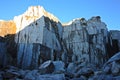 Old quarries of marble extraction Royalty Free Stock Photo