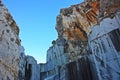 Old quarries of marble extraction Royalty Free Stock Photo