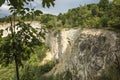 Old quarry in the area of the Krak Mound in Krakow Royalty Free Stock Photo