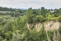 Old quarry in the area of the Krak Mound in Krakow Royalty Free Stock Photo