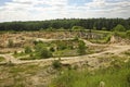 Old quarry in Jozefow. Poland