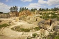 Old quarry in Jozefow. Poland