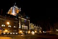 Old Quebec City Chateau Frontenac at Night