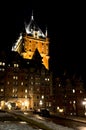 Old Quebec City Chateau Frontenac at Night