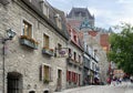 Old Quebec City skyline with Chateau Frontenac, Canada Royalty Free Stock Photo