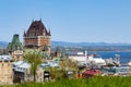 Old Quebec City on the St Lawrence River Royalty Free Stock Photo