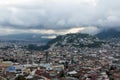 Old Quito at sunset Royalty Free Stock Photo