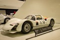 Old racecar on display at the Porsche museum Royalty Free Stock Photo