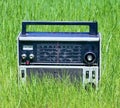 Old radio closeup Royalty Free Stock Photo