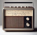 Old radio, retro design