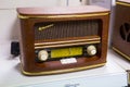 Retro radio on a shop shelf 
