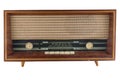 Old radio tuner Royalty Free Stock Photo