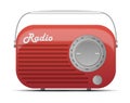 Old Radio Tuner Icon Vector Illustration