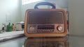 Old radio tunning station Royalty Free Stock Photo