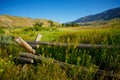 Old Rail Fence in West Royalty Free Stock Photo