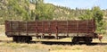 Old railroad hopper car