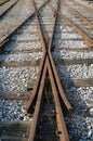 Old railroad junction Royalty Free Stock Photo
