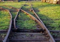 Old railroad junction Royalty Free Stock Photo