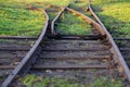 Old railroad junction Royalty Free Stock Photo