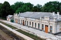 Old railroad station in Moldova Royalty Free Stock Photo
