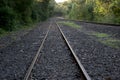 Old railroad tracks. Train. Background Royalty Free Stock Photo
