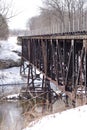 Old Railroad Trestle Bridge Grand Ledge Michigan