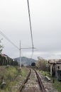 Old railway abandoned Royalty Free Stock Photo