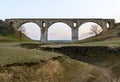 Old railway bridge between Stavropol and Armavir, Russia Royalty Free Stock Photo