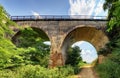 Old railway Kopras bridge in Slovakia Royalty Free Stock Photo