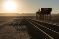The old railway station of Garub in Namibia Royalty Free Stock Photo
