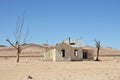 Old railway station, Namibia Royalty Free Stock Photo