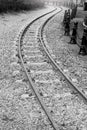 Old railway track Royalty Free Stock Photo