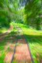 Old Railway Tracks Royalty Free Stock Photo