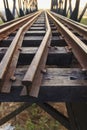 Old railway viaduct in Thailand Royalty Free Stock Photo