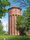 Old railway water tower. Sovetsk, Kaliningrad region Royalty Free Stock Photo