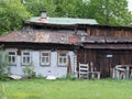 Old ramshakle rustic house